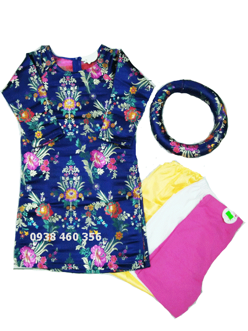 mua áo dài khăn đóng hoa gấm cho bé mua áo dài khăn đóng hoa gấm cho bé