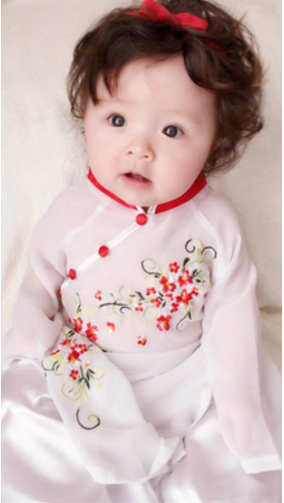 áo dài truyền thống cho bé cách tân áo dài truyền thống cho bé cách tân