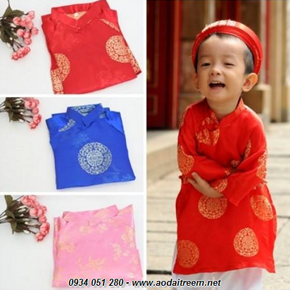 Áo dài khăn đóng trẻ em rất được chú trọng về kiểu dáng Áo dài khăn đóng trẻ em rất được chú trọng về kiểu dáng